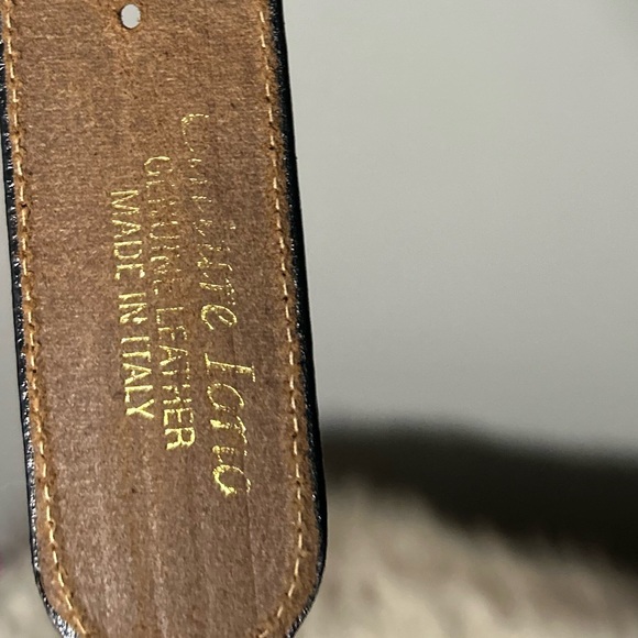 Leather and fabric braided belt - Picture 5 of 15